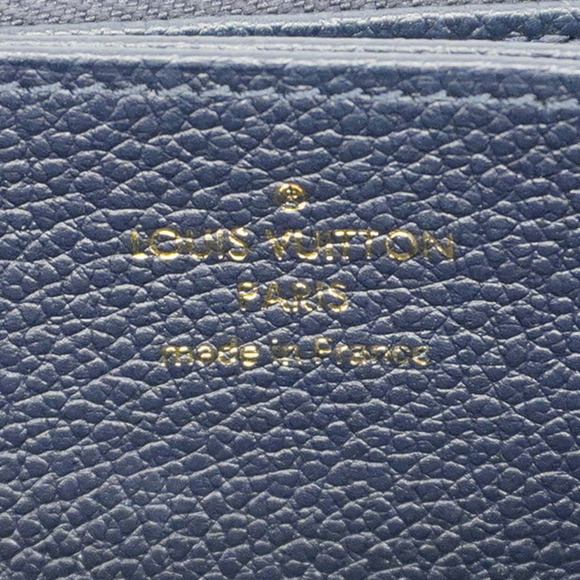 Louis Vuitton Long Wallet Monogram Empreinte Zippy M62121 Marine Rouge Ladies - Picture 4 of 12